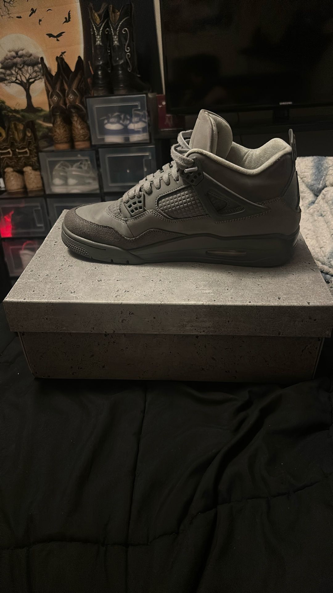 Air Jordan 4 Retro SE Paris Olympics Wet Cement