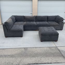 *Free Delivery* Gray Thomasville Modular Sectional Couch Sofa