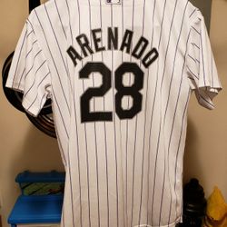 MLB Colorado Rookies Nolan Arenado#28 Jersey Brand Majestic Size Youth Large