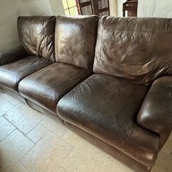 Free Clean And Comfortable Double Recliner Sofa