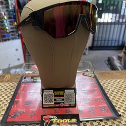 BOMBER JAGER-BOMB Red Mirror Polarized Lens Safety Glasses