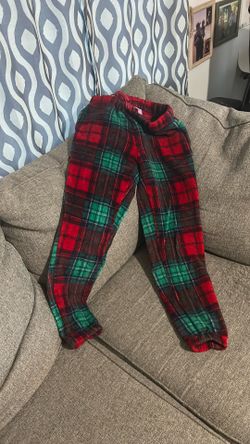 Holiday plaid pajamas