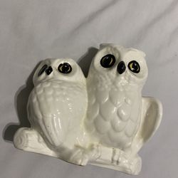 Ceramic Owl Figurine
