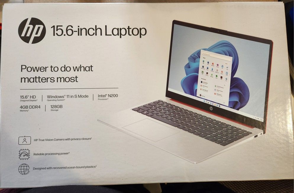 HP 15.6 Inch Laptop Red *BRAND NEW, SEALED*