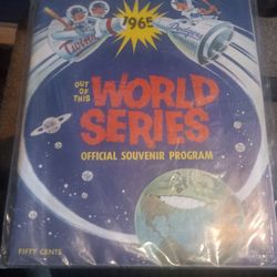 Dodgers 1965 World Series Program 