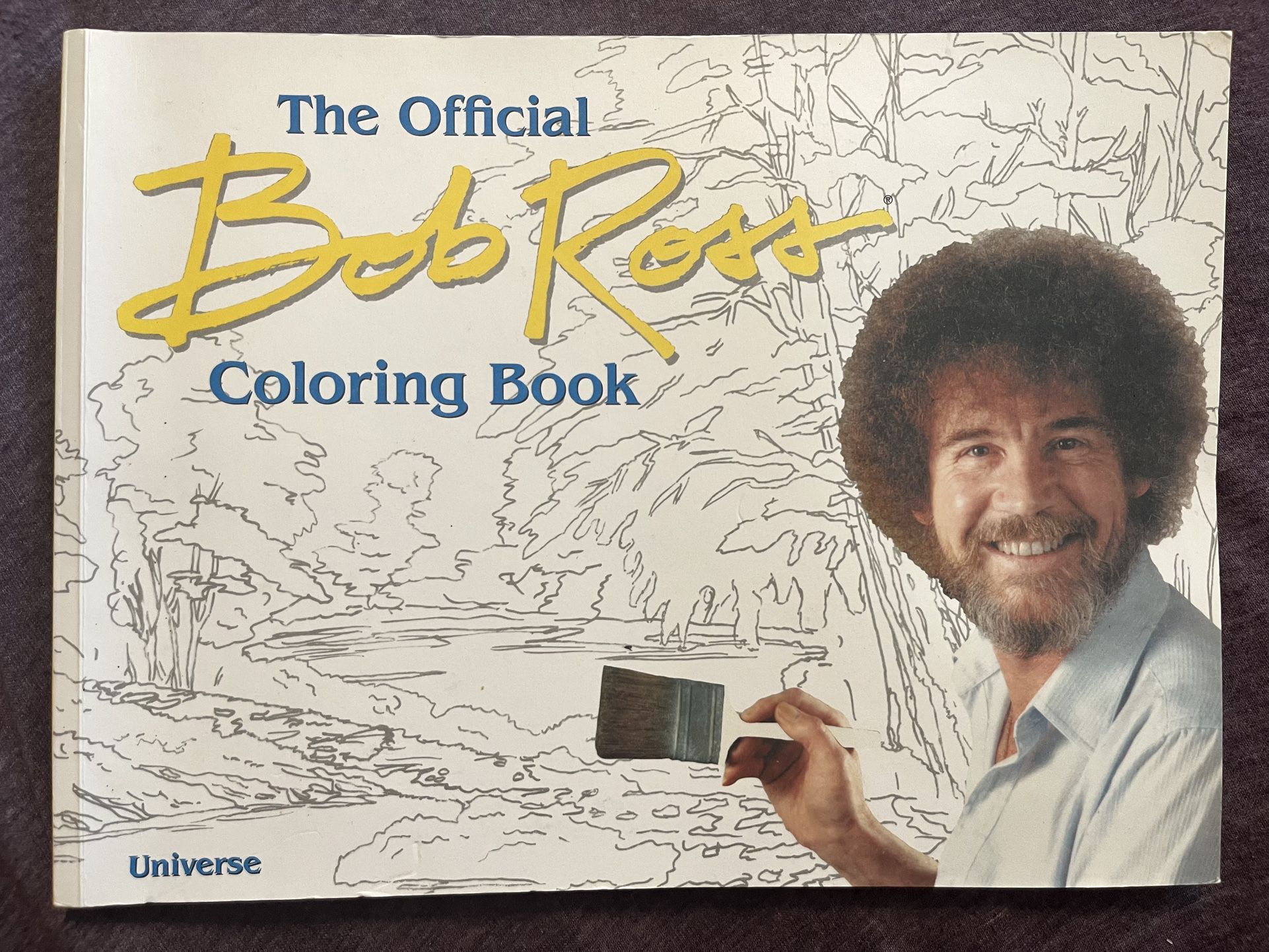 Bob Ross Coloring Book NEW