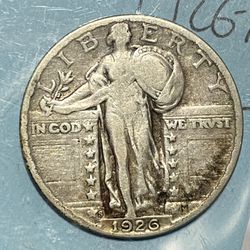 1926-S Standing Liberty Quarter(2.7 Million Minted) Coins