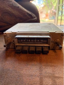 Vintage 1960s Continental Custom AM Car Radio