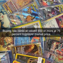 Raw Cards Over $50