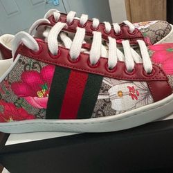 GUCCI SHOES/FLORAL MULTI COLOR