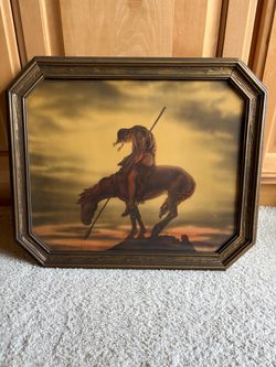 Native American Print with frame