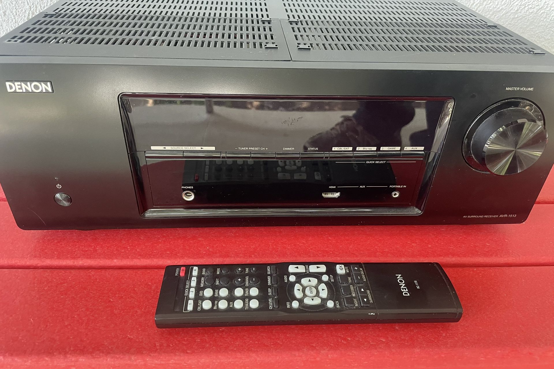 ** Denon AVR-1513 5.1 Channel Receiver **