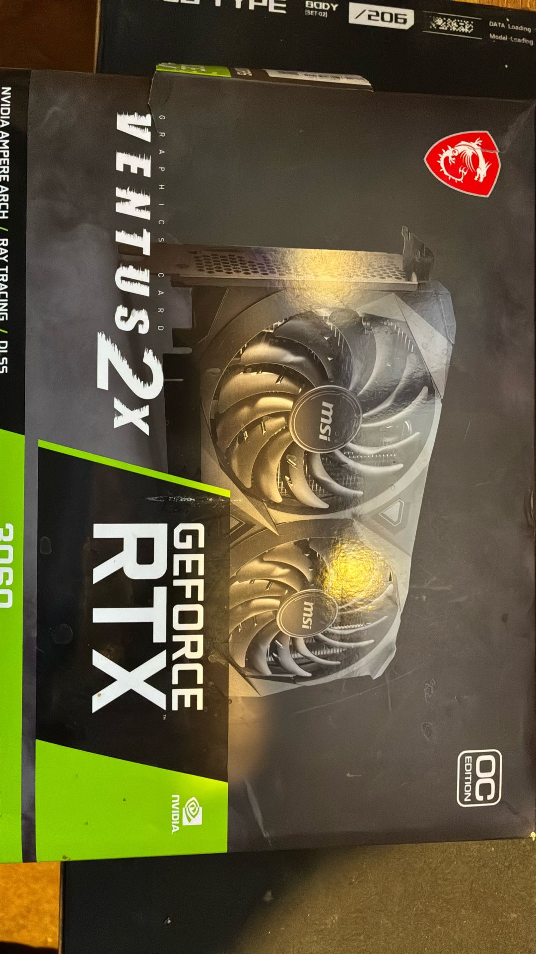 GeForce RTX 3060 VENTUS 2X 12G OC 