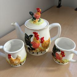 Very Nice And Very Fine Porcelain Antique And  Very Rare For Coffee Or Tea 