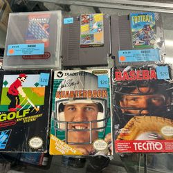 Nintendo Entertainment System NES games Tested & Working