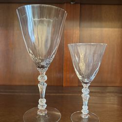 Vintage Fostoria Niagara Goblets (11 L, 6 S)