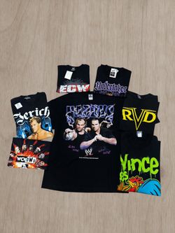 Wwe shirts size L & XL