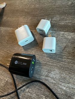 Cables (USB-C,Lightning for iPhone ,Micro USB)
