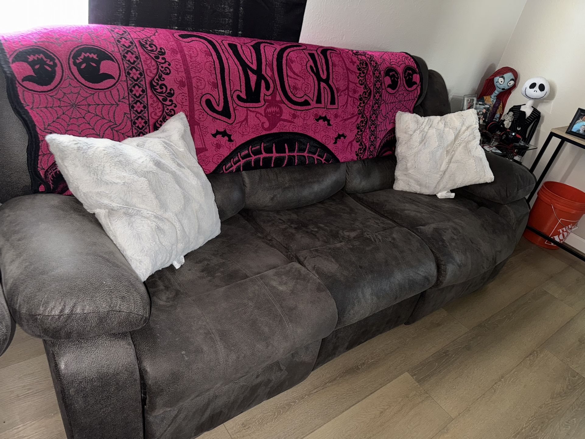 Dark Grey Recliners