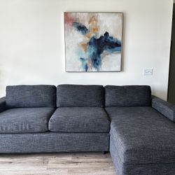 WestElm 2-Piece Sleeper Sectional w/ Storage Chaise