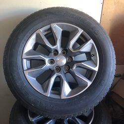 Tires In Red For Chevy