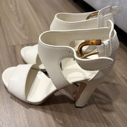 Gucci White W Bamboo