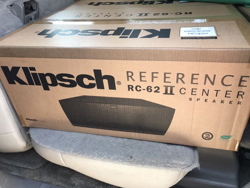 New Klipsch Reference RC-62 II Center Speaker!!!