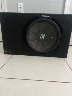 Kicker comp subwoofer and performance box