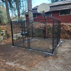 10x10 Dog Kennel   With Roof 