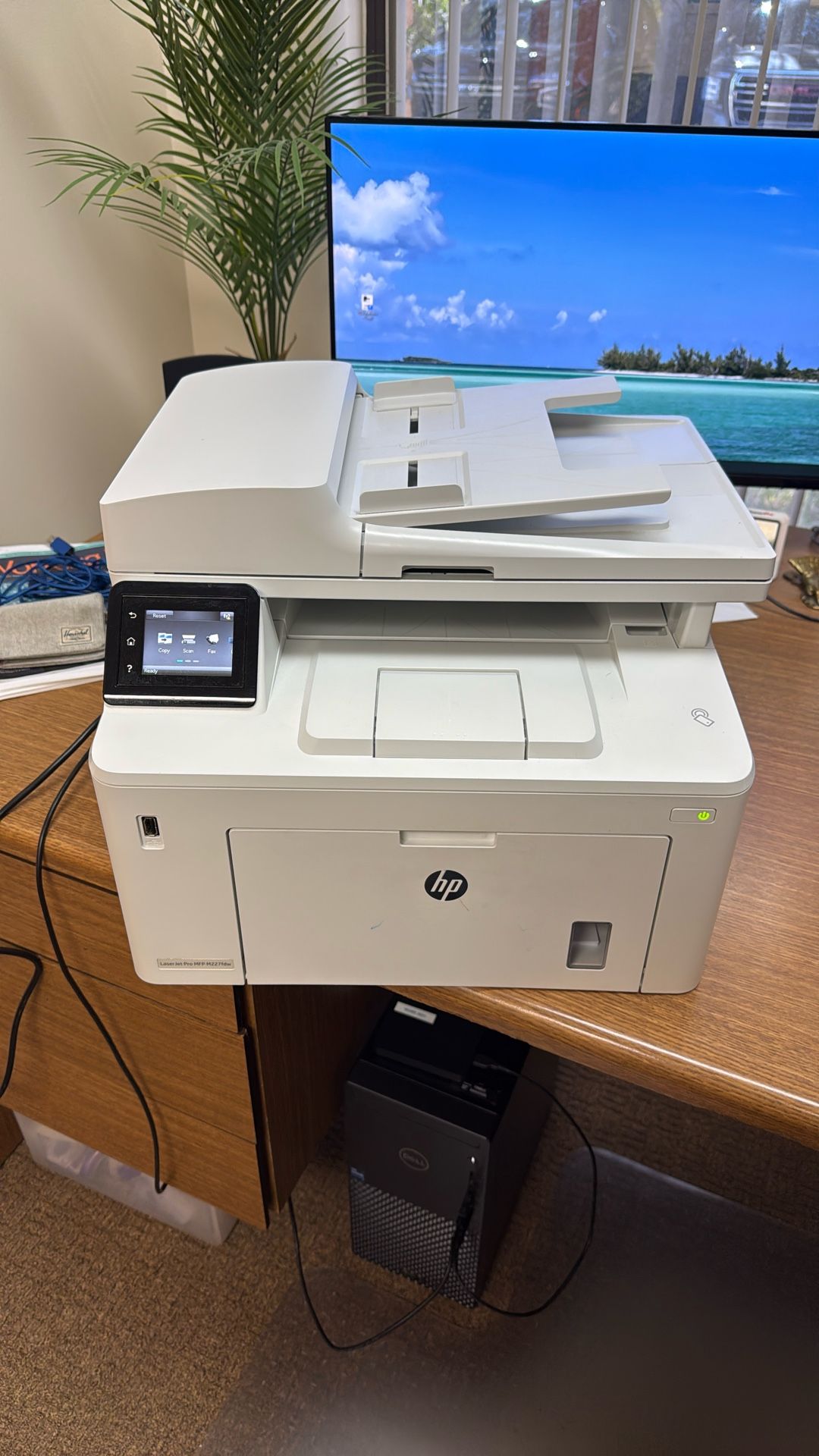 HP Laser Jet Pro MFP M227fdw Printer With 30x Cartridge