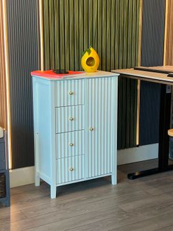 New in box!  Elegant White Accent Cabinet – Space Saving Storage Organizer PHOENIX DELIVERY