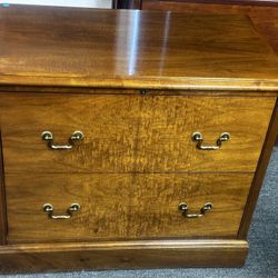 OFFICE/HOME FILE CABINET 2 DRAWERS LATERAL WOODEN FILE 