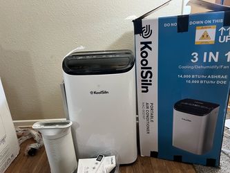 KoolSiln 14,000 BTU Smart Portable Air Conditioner (Wi-Fi App + Remote) – Like New