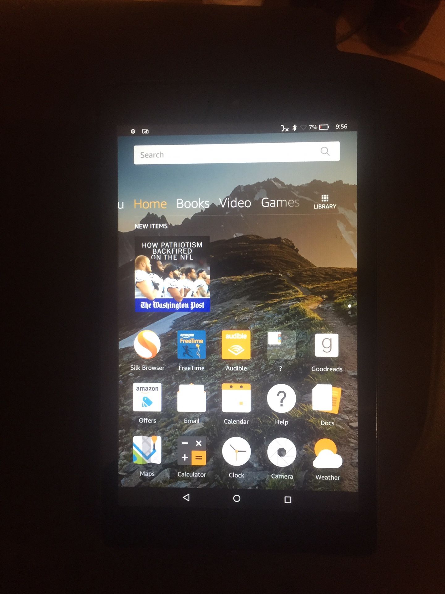 Amazon kindle fire HD 8 no charger