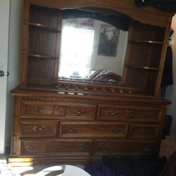 Dresser And Mirror Heavy