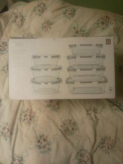 Williams Sonoma Glass Food Storage Containers Set of 14