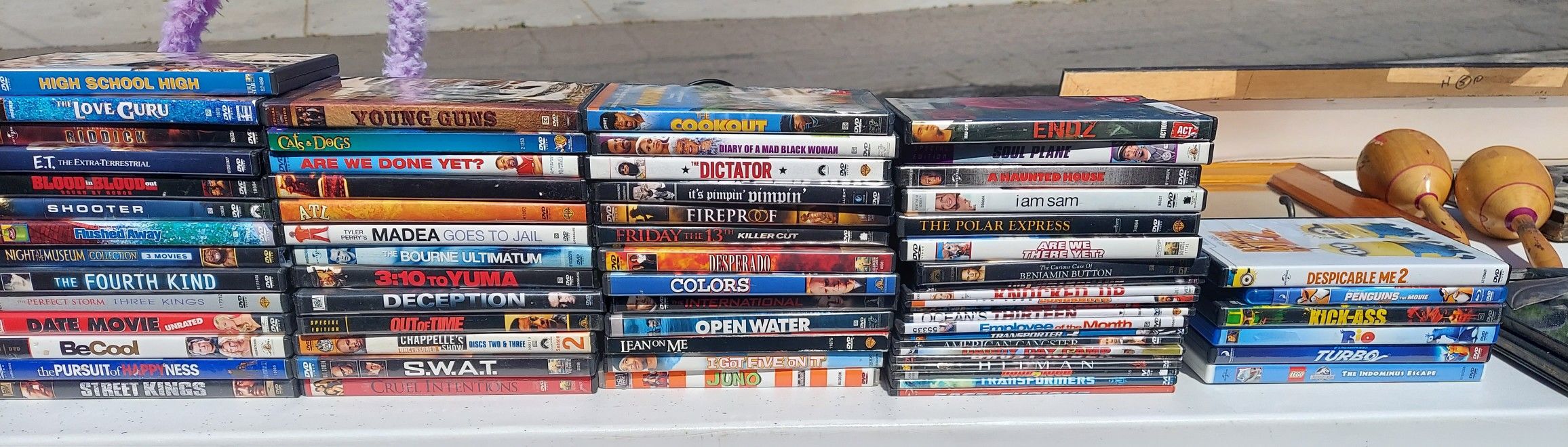 DVD's Sale $0.50 Cents Each