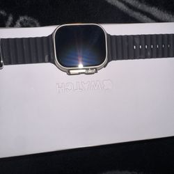 Apple Watch Ultra 2 49mm Black Ti Black Ocean Band