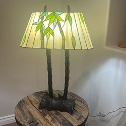 Nature Inspired Tiffany Style Lamps, Set of 2
