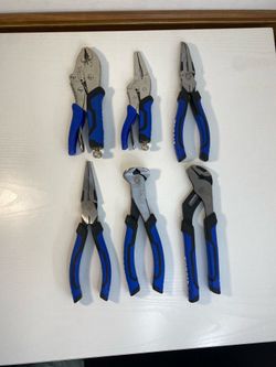 Set of 6 kobalt pliers/visegrips