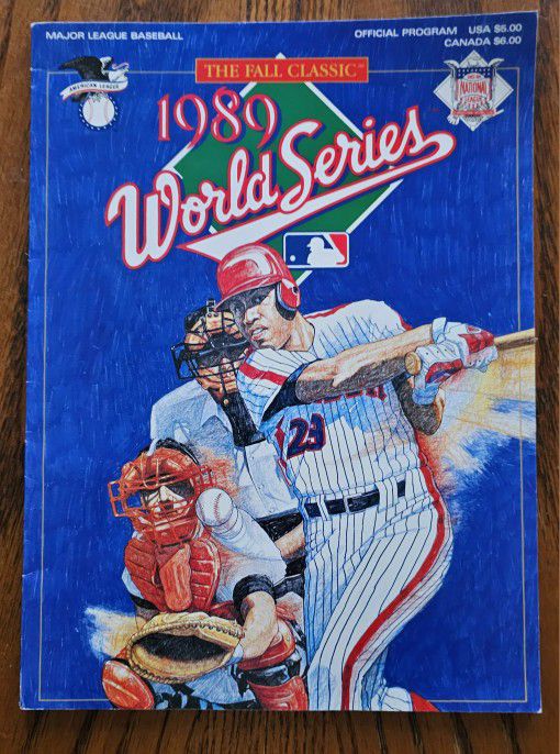 1989 MLB World Series Program