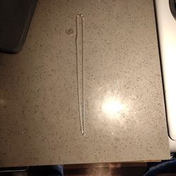 Italian 925 Sterling Silver Necklace 26" Long Solid . Yes Available For Immediate Pick Up