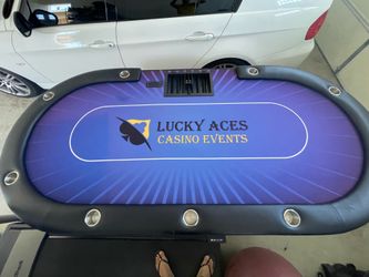 CUSTOM-MADE POKER TABLE 96 X 46