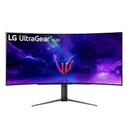 LG - UltraGear 45” OLED Curved WQHD 240Hz 0.03ms FreeSync and NVIDIA G-Sync Compatible Gaming Monitor with HDR10 