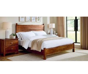 Bassett CAL-King Bed Frame & Headboard + 2 XL nightstands