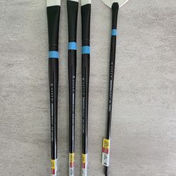 4 Assorted Oil Paintbrushes NEW 
