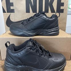 Nike Air Monarch IV Triple Black (WD) Shoes Men's 8.5/Fits Women Size 10