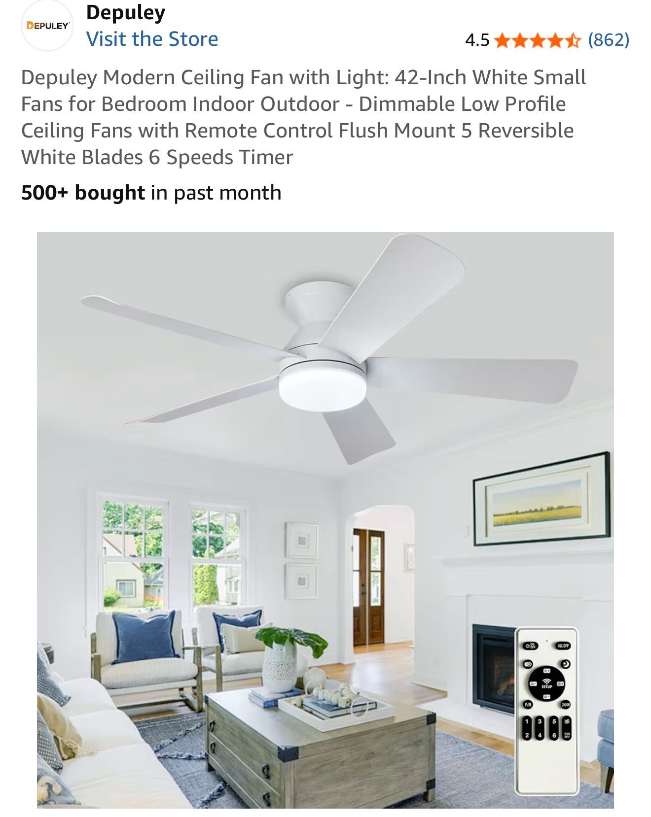 Ceiling Fan 42 inches