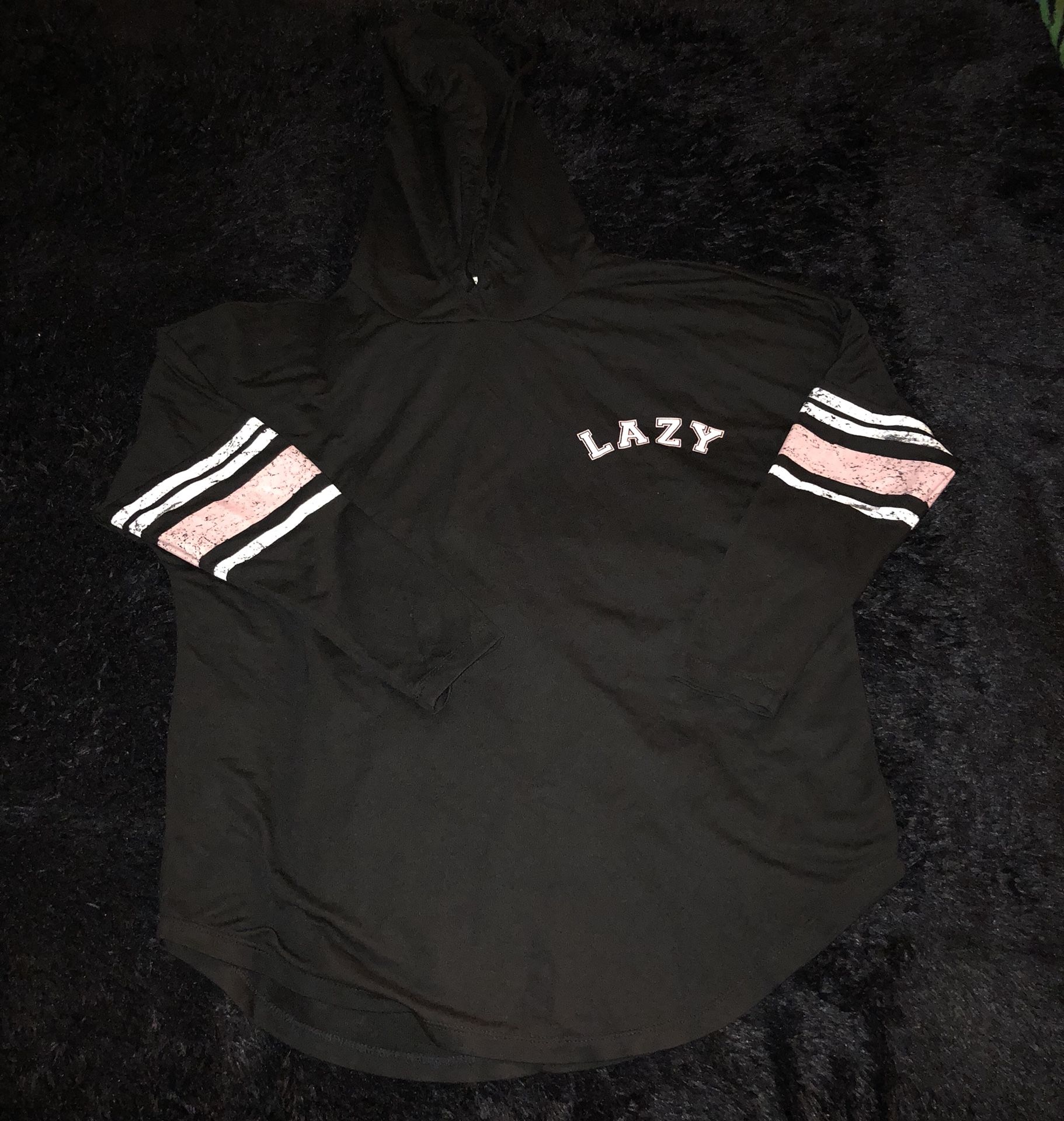 “lazy” hoodie