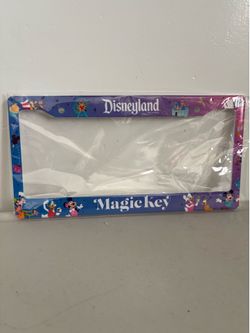 Disneyland magic key license plate